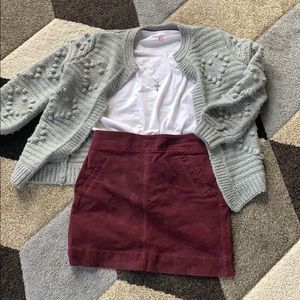 LOFT Corduroy Skirt
